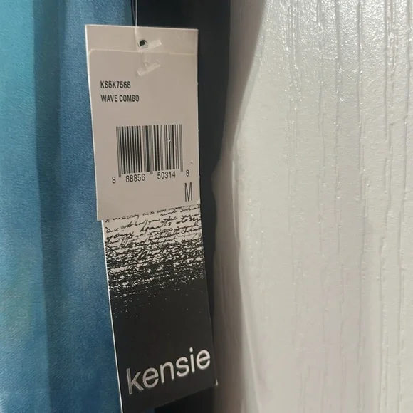 Kenzie size M watercolor tie-dye look sleeveless lined midi dress new with tags - Picture 2 of 4